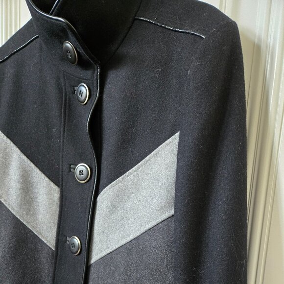 Marcona Wool Blend Colour Block Coat - Picture 2 of 14